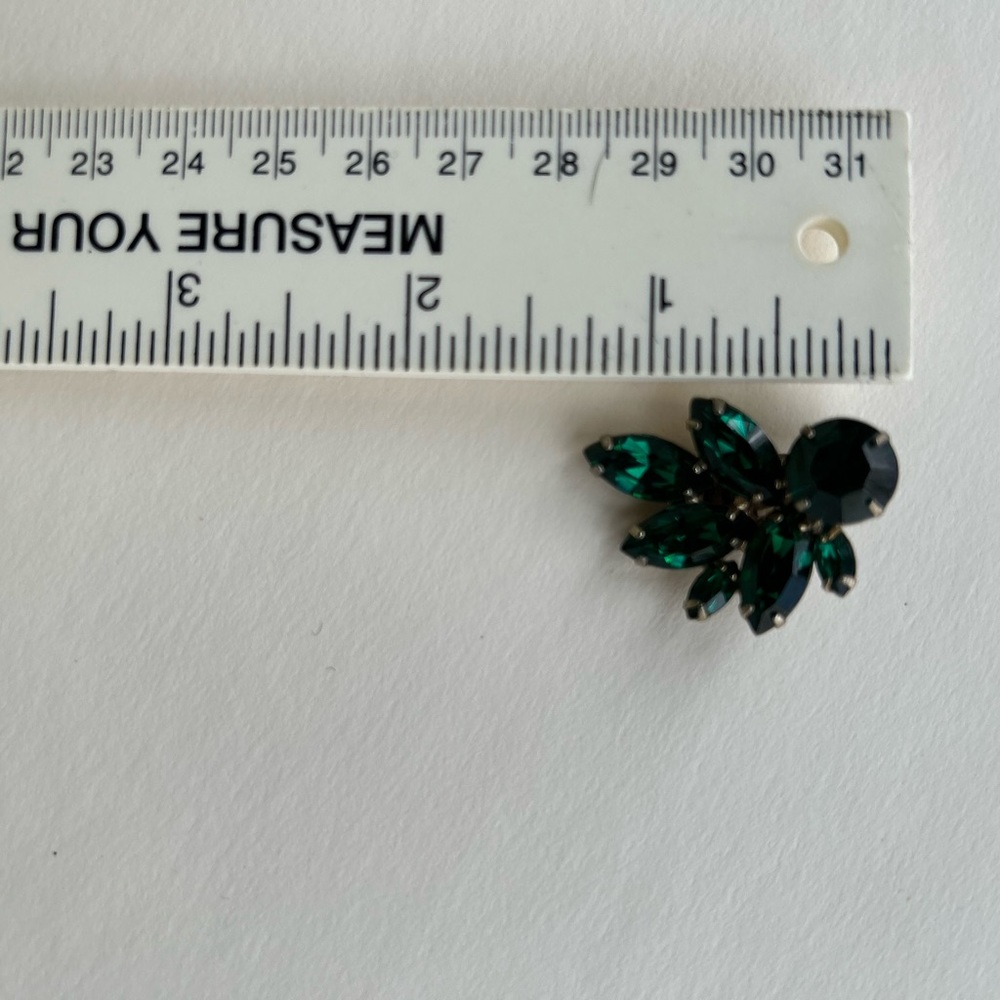 Weiss pin and clip earrings